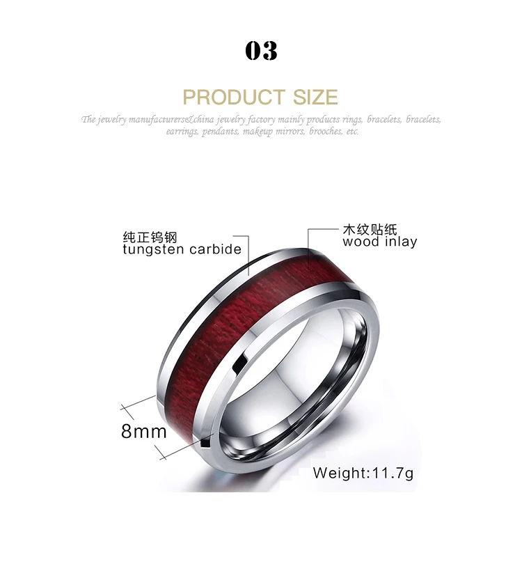 Keke Jewelry gold tungsten rings suppliers for lady-8