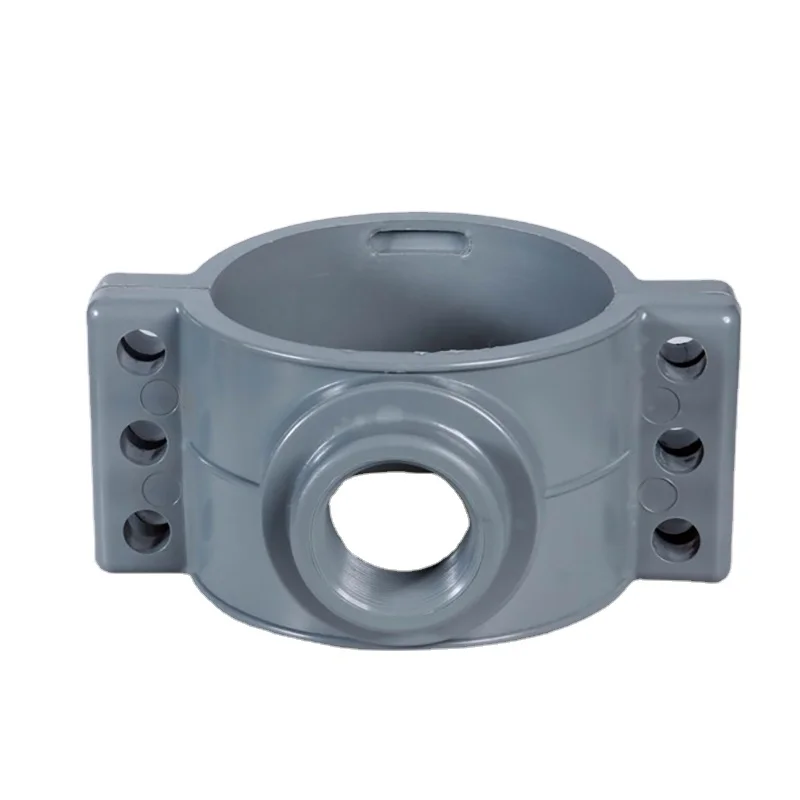 High Quality PVC Repairing Clamp Saddle UPVC Pipe Fitting Saddle Clamp for Water Supply Clamp Saddles