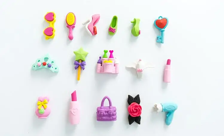 Милый креативный Набор для моделирования из мультфильма, пластиковая коробка, набор для стирания, канцелярские принадлежности для студентов, оптовая продажа