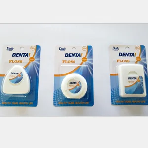 Daily Care Customize Logo Eco-friendly Recycled Interdental Pick Floss Biodegradable Corn Fiber Material Dental Floss 50m