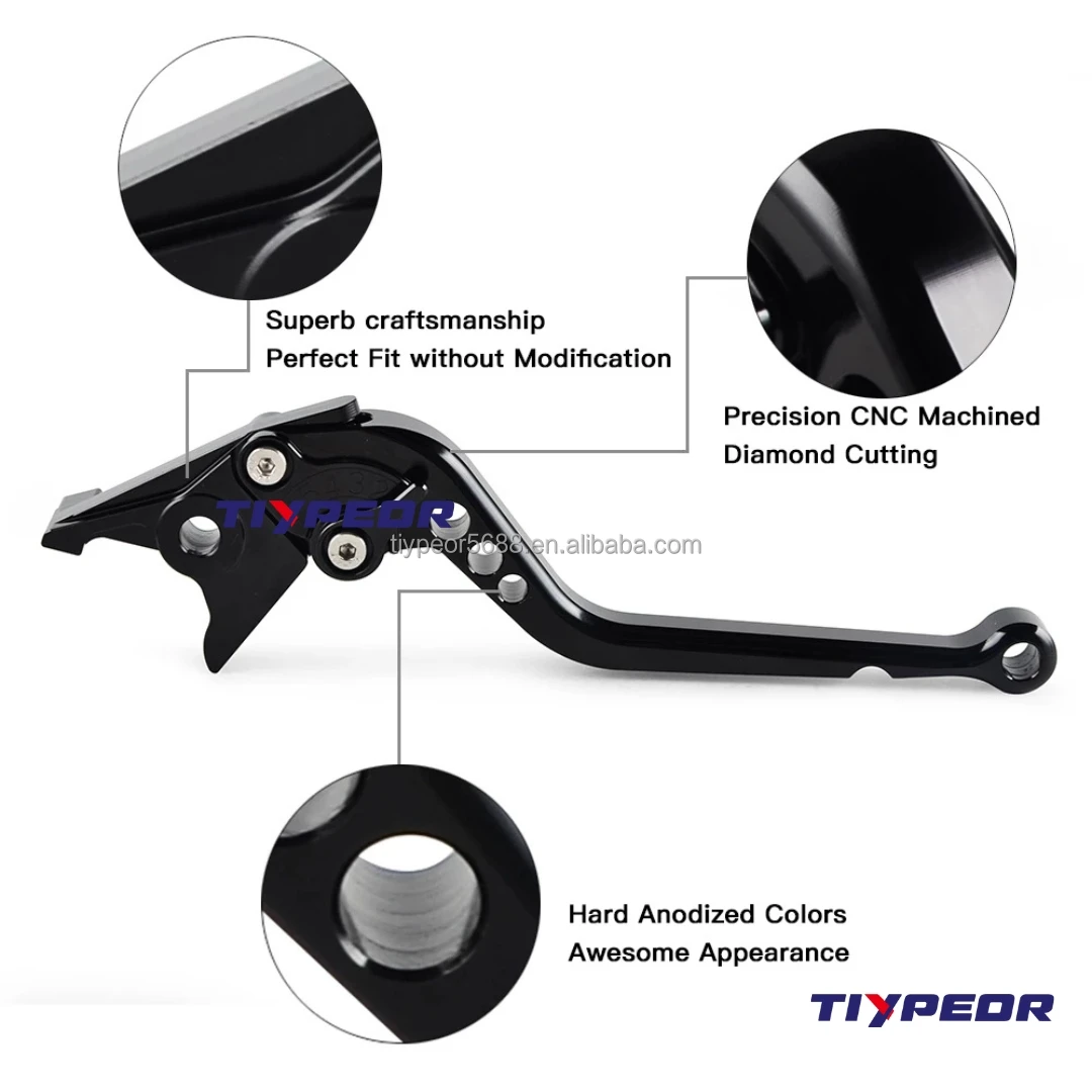 product tiypeor motorcycle dual disc brake handle universal cnc aluminum dual brake clutch lever motorcycle modification accessories652-9
