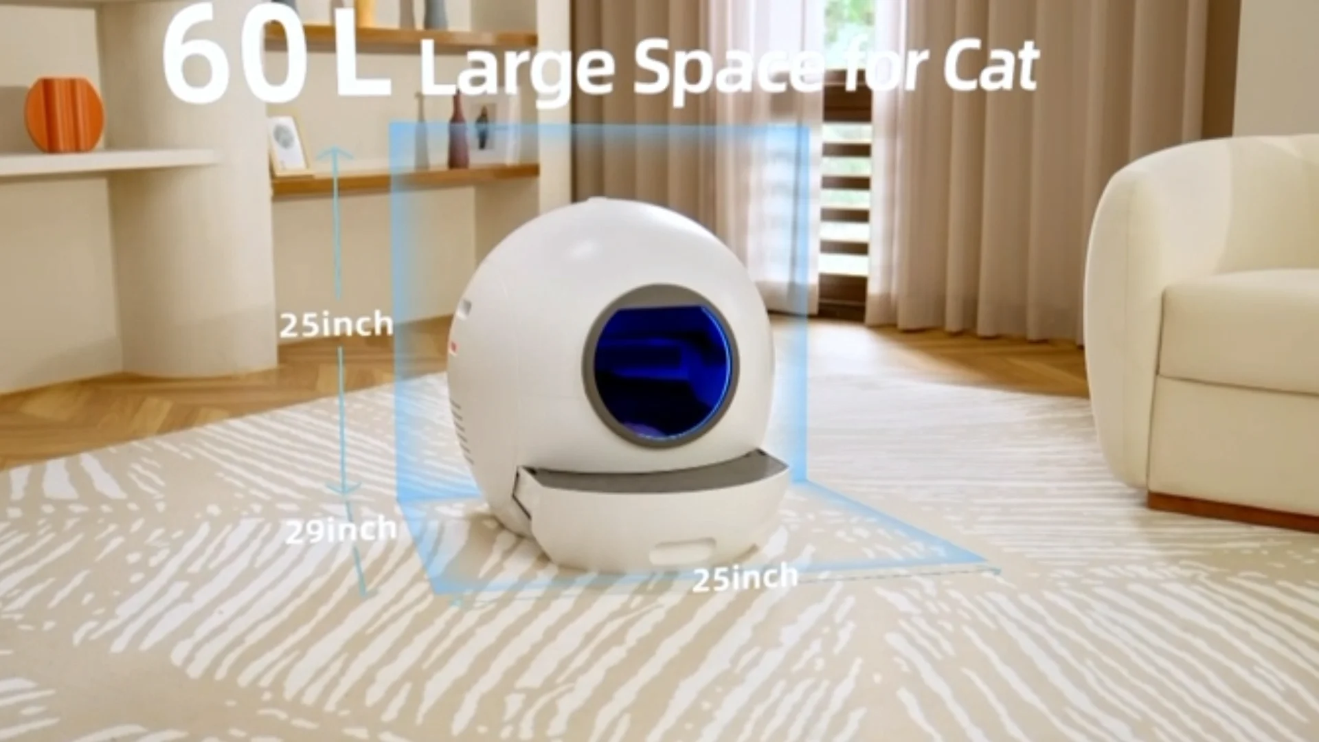 Petkit Pura Max Intelligent Self Clean Automatic 65l Smart Cat Litter