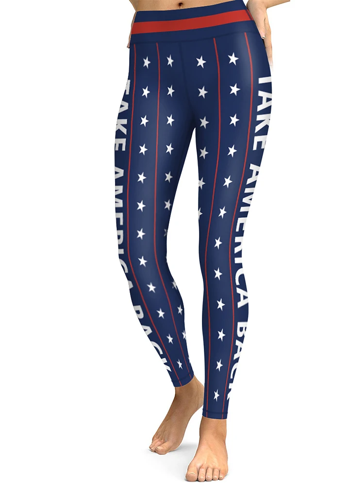 T-r-u-m-p 2024 Yoga Leggings Pants 