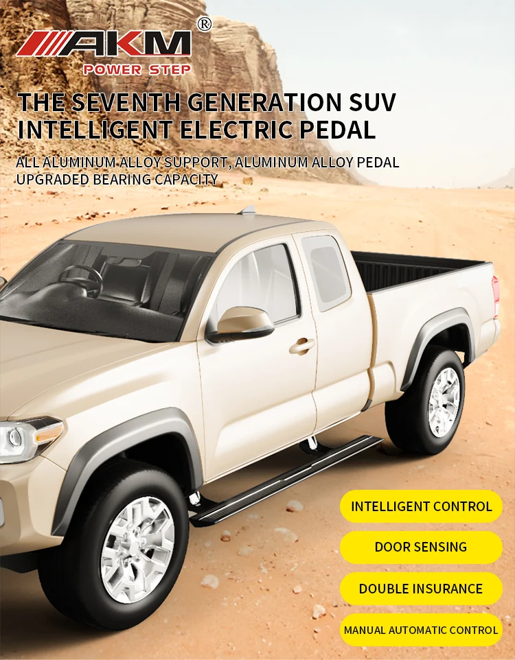 High Quality Automatic 4X4 Pickup Truck Electric Running Boards Threshold Step for Toyota tacoma Accessories details