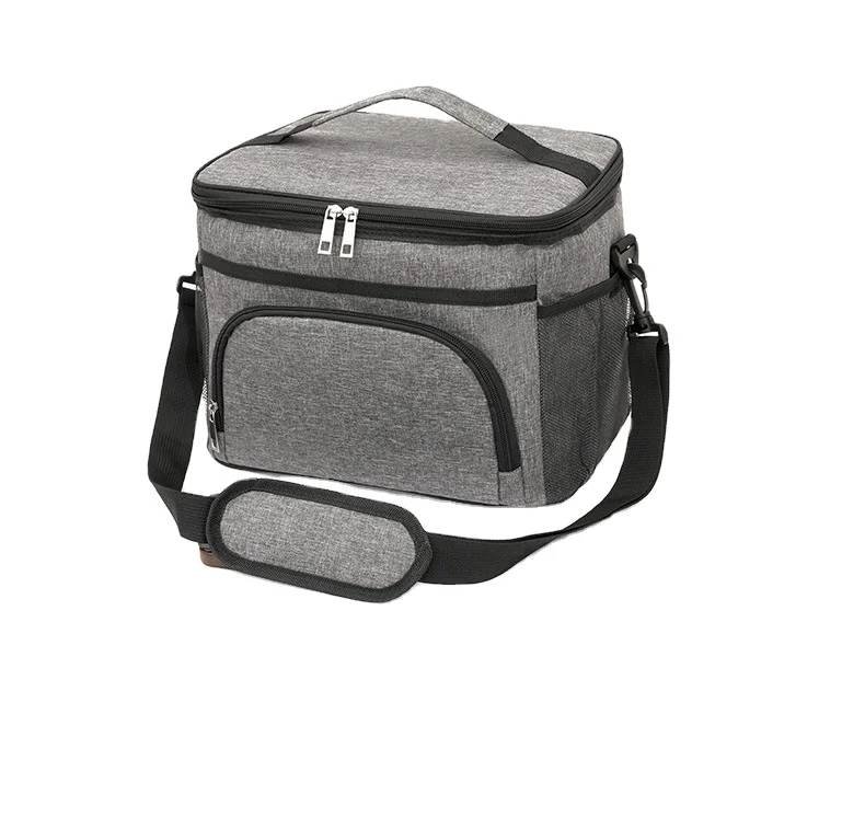 Fire Ice Artifact Insulated Cooler Lunch Bag Smart Letter Pattern Design Office Outdoor Travel Enjoy Warm Delicious Food Always