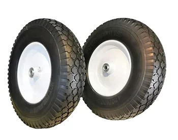 4.80/4.00-8/4008  Rubber Wheelbarrow Flat Free PU Foam Wheels