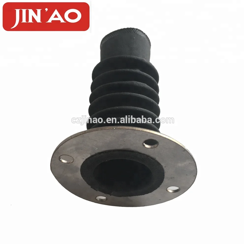 Round Bellows Cover Protection Bellows Protective Rubber Threaded Screw