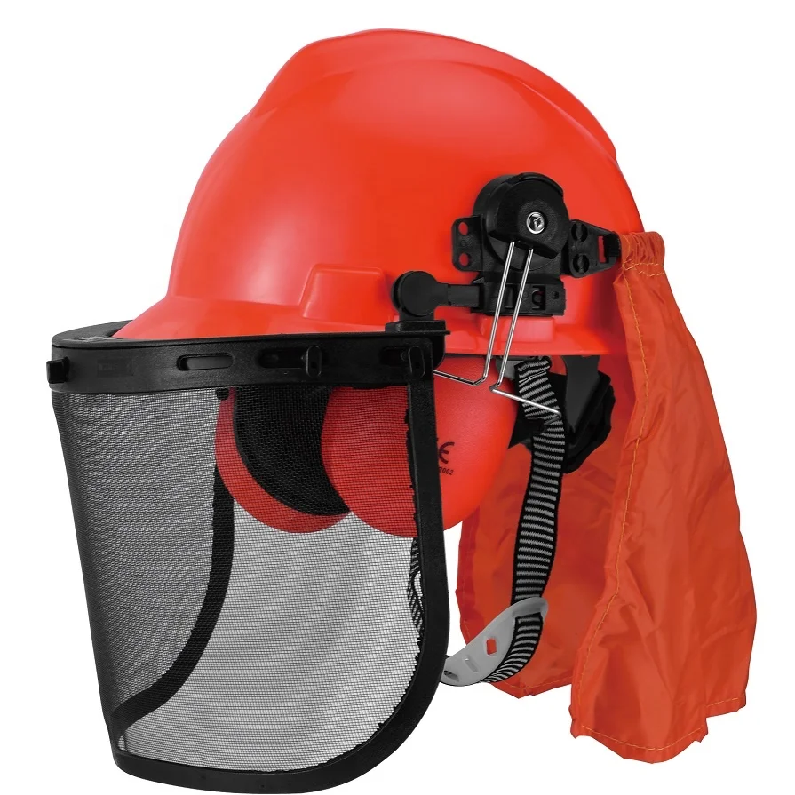 Casque forestier, carque de protection moticulture, peltor, casque pour