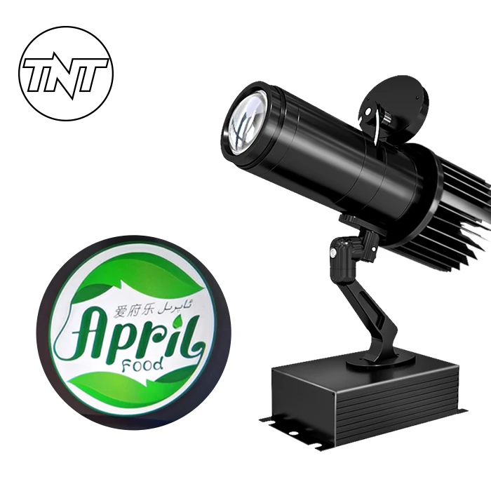 TNT Remote Control Projection Lamp Indoor Image Advertising 20W Custom Gobo Logo Light Projector