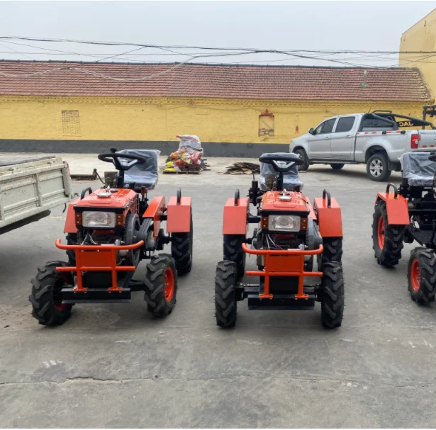 Farm Tractor Machine New 4x4 Wheel 8hp 12 hp 15hp 18hp 20hp Mini Tractor for Farm Agriculture Machine Made in China