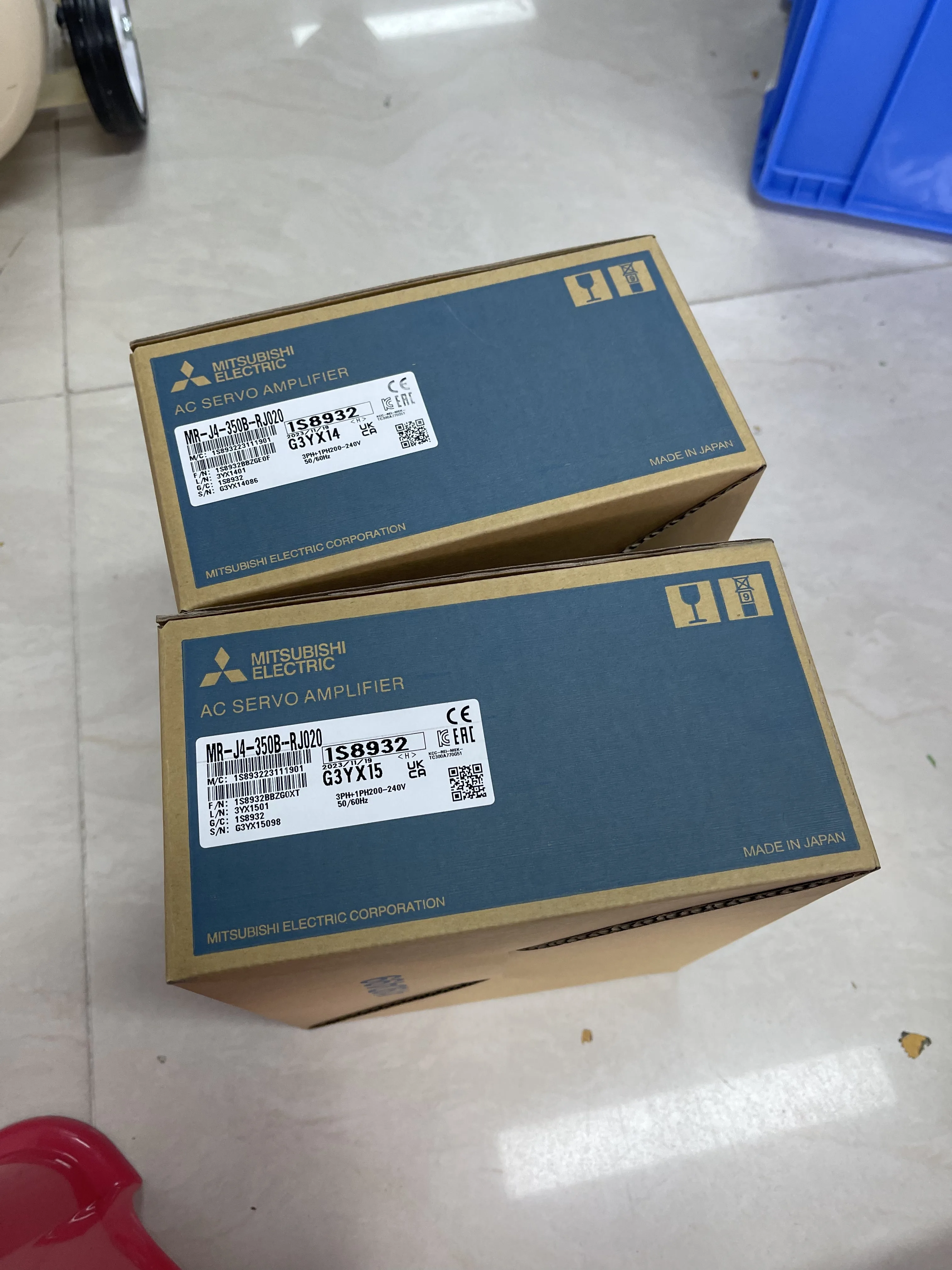 Mitsubishi AC Servo Amplifier MR-J4-350B-RJ020