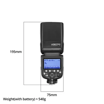 Godox V860III TTL Studio Godox V860 Flash Speedlite for Camera Flash Light detail image