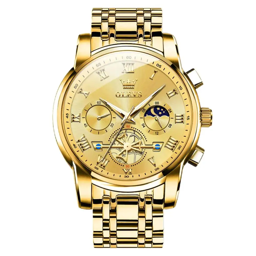 High Quality China Watches Custom Watch Dial 2859 OLVES Watch for Man