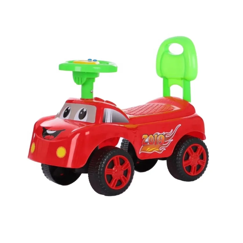 2022 New Model Ride On Swing Car/baby Balance Swing Car 4 Wheels Baby ...