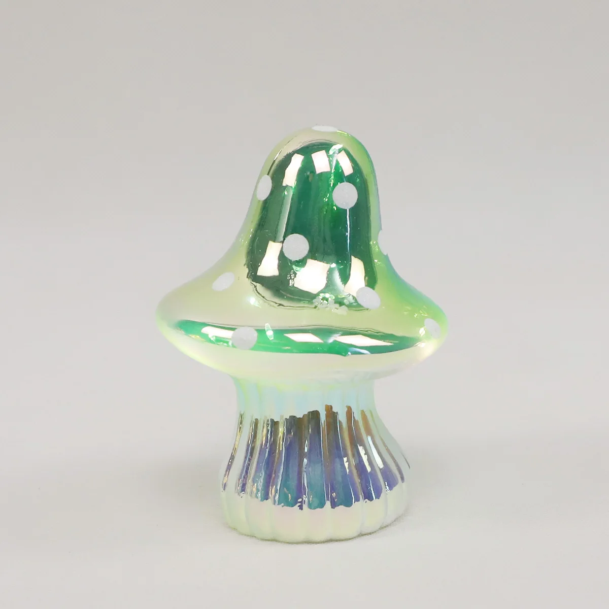 Hot Selling Battery Operated Mushroom-shaped Lamp Glass LED Light Mushroom Lamp Ornaments