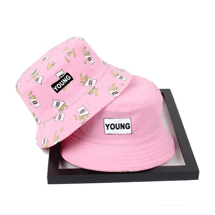 New Unisex Fashion Cap Women's Panama Hats Summer Cotton Bucket Hats Female Men Boy Beach AB Side Reversible Bucket Hat