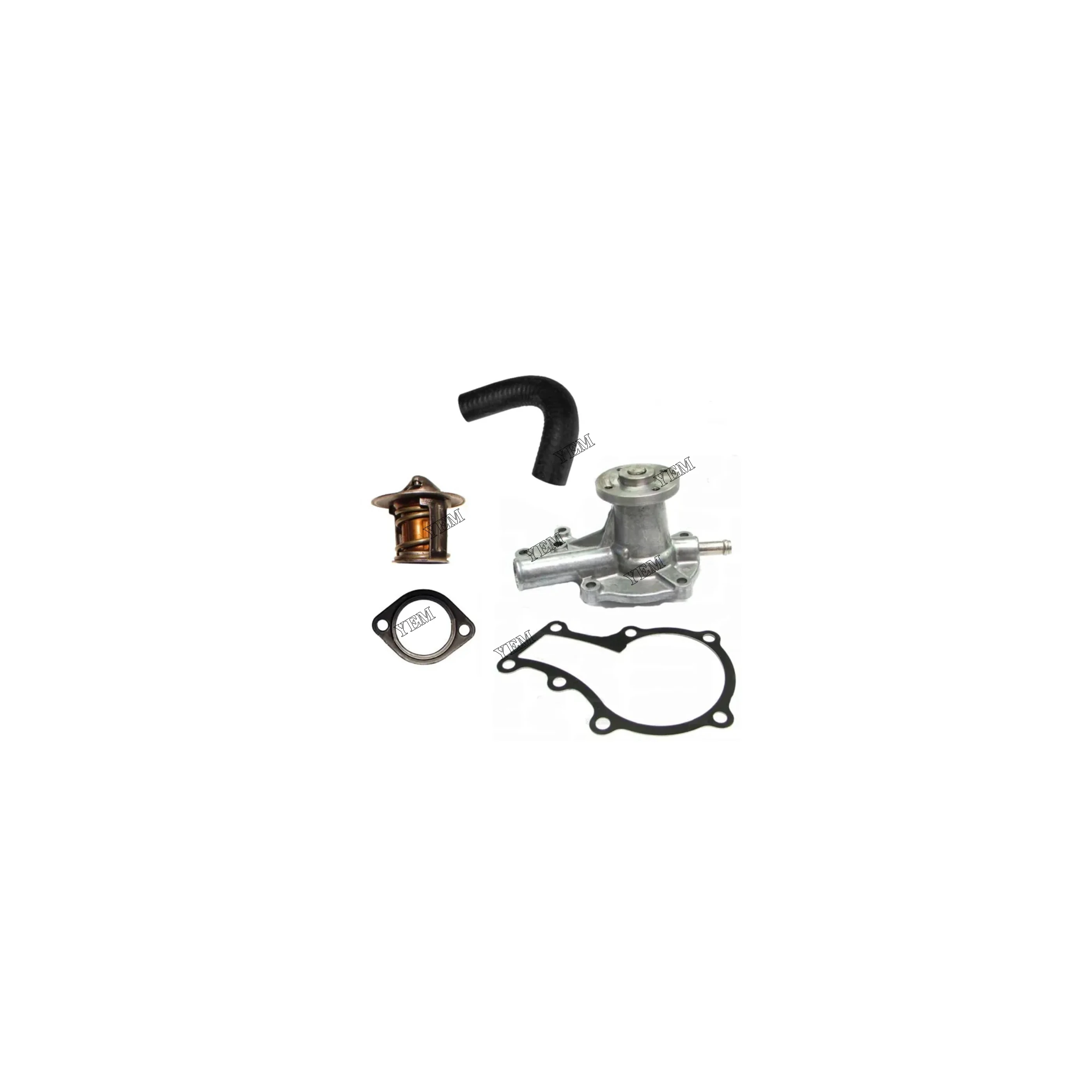 New Water Pump with Return Hose & Thermostat Fits for Kubota GF1800 GF1800E Wholesale Engine Parts