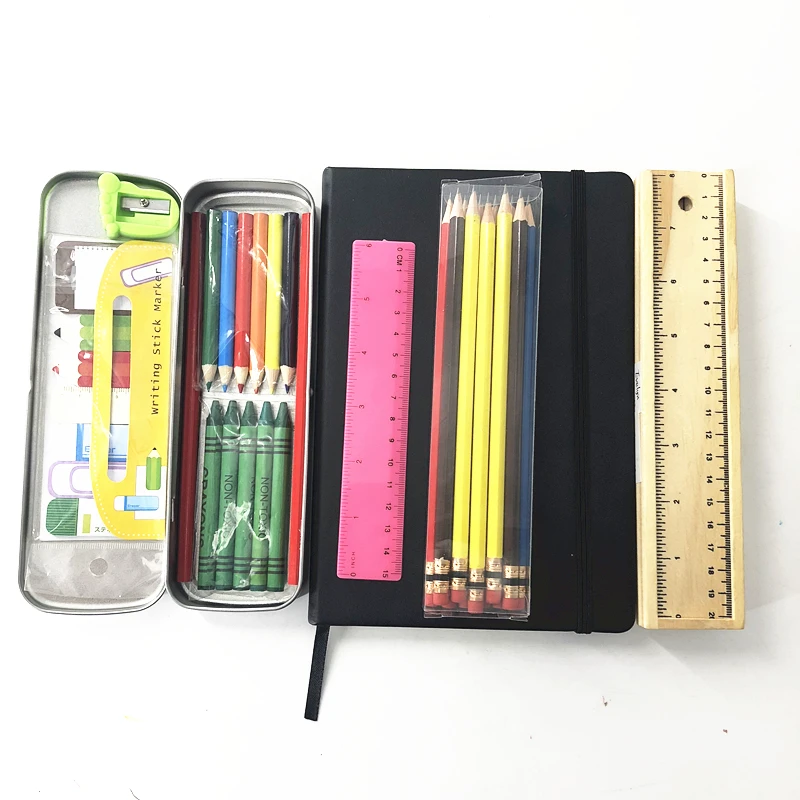 Школьные принадлежности, художественный набор, подарок для детей, мультяшный подарочный набор, набор канцелярских принадлежностей для студентов