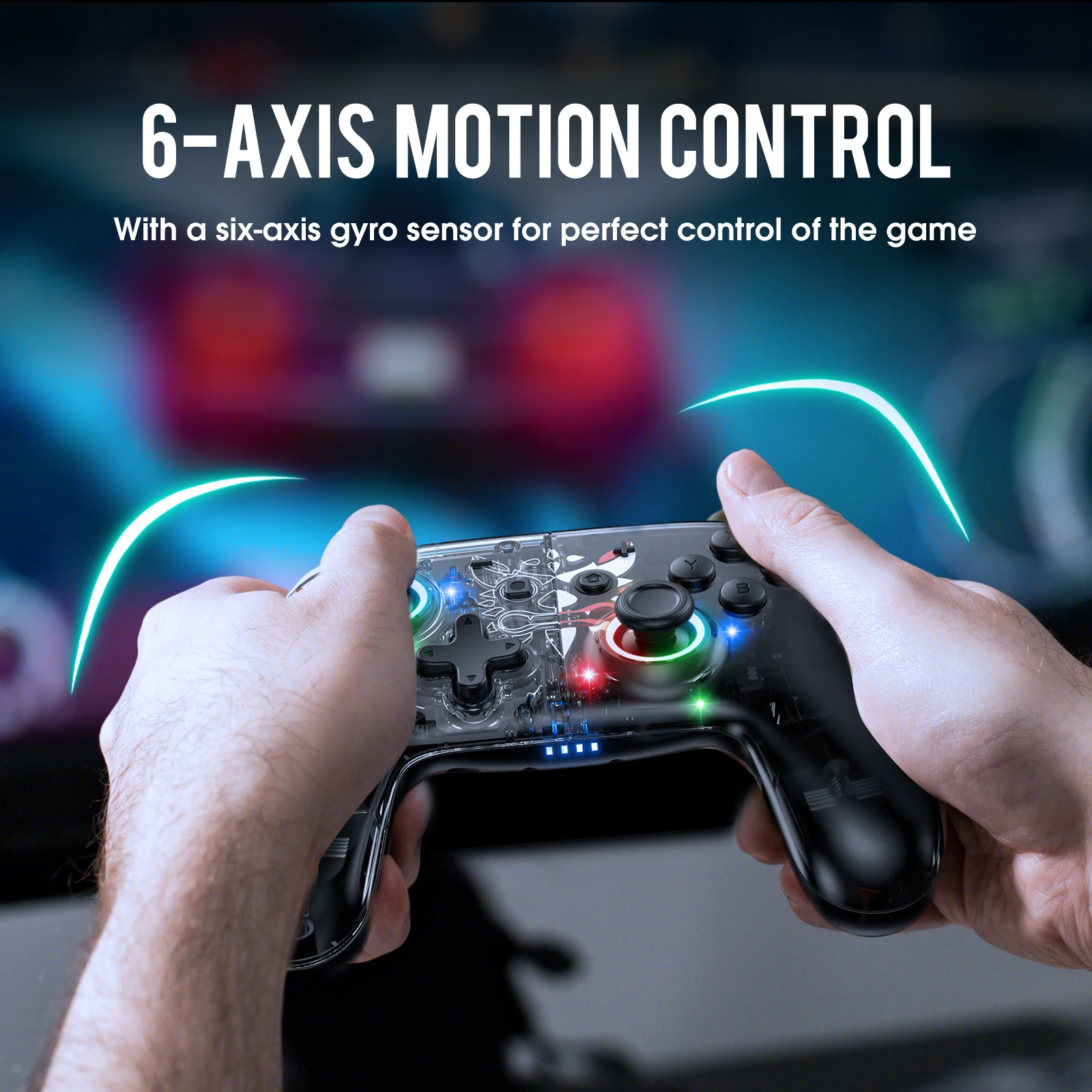 Мышь ONIKUMA C6 джойстик геймпад лучшая игра X BOX подходит для контроллера ps4 и ps5 с видеоиграми