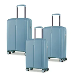 Luxury Luggage Wholesale Lightweight  20 24 28 Inch Trolley Bag Set PP Luggage Cases with 4 Spinner Wheels for Travel