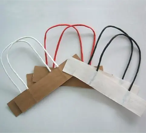 Paste Type Design Twisted Paper Rope Handle for Bags