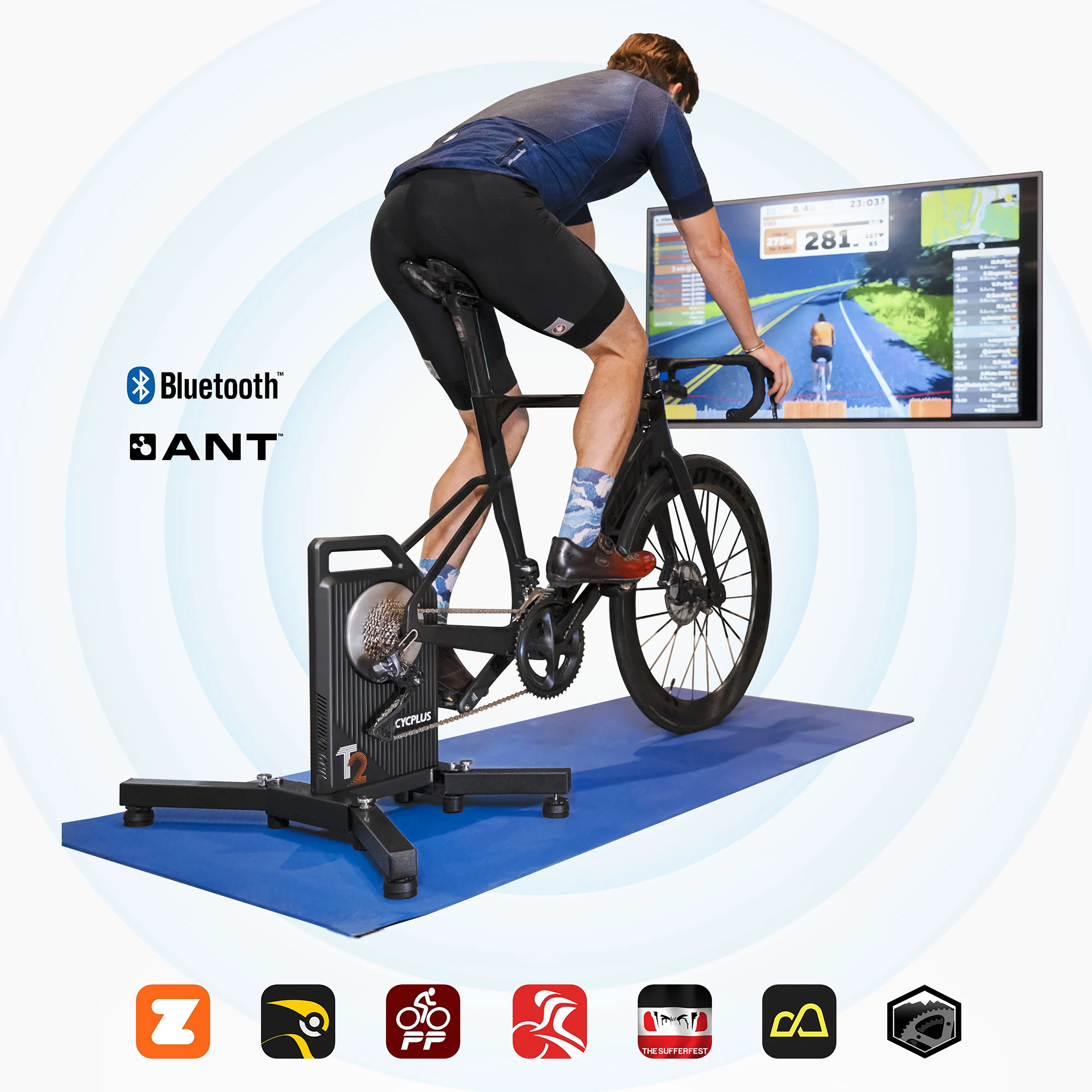 Indoor Bike Sx400 Speedbike Zwift Exercise Bikes Bluetooth Indoor