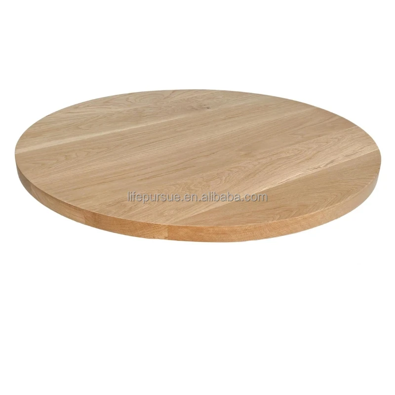 Professional Supplier White Oak Round Table Tops With Custom Wholesale