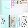 Light Blue Shell+12 Budget Sheet+8 Receipt Bag+2 English Sticker