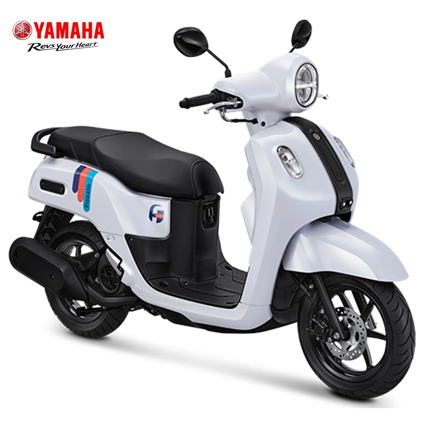 真新しいインドネシアヤマハスクーターFazzio 125 ABSオートバイ