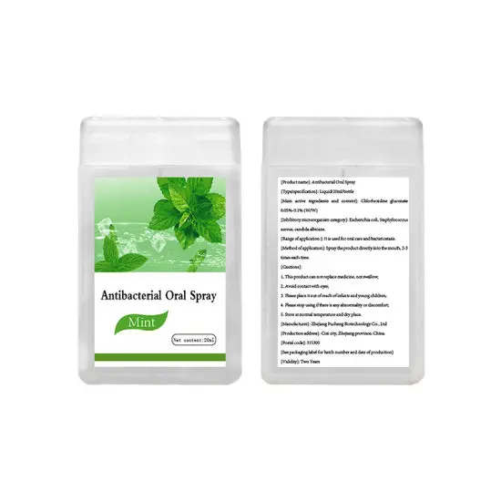 OEM/ODM Dry Mouth Relief Breath Freshening 2ml Natural Breath Herbal Organic Mouth Spray