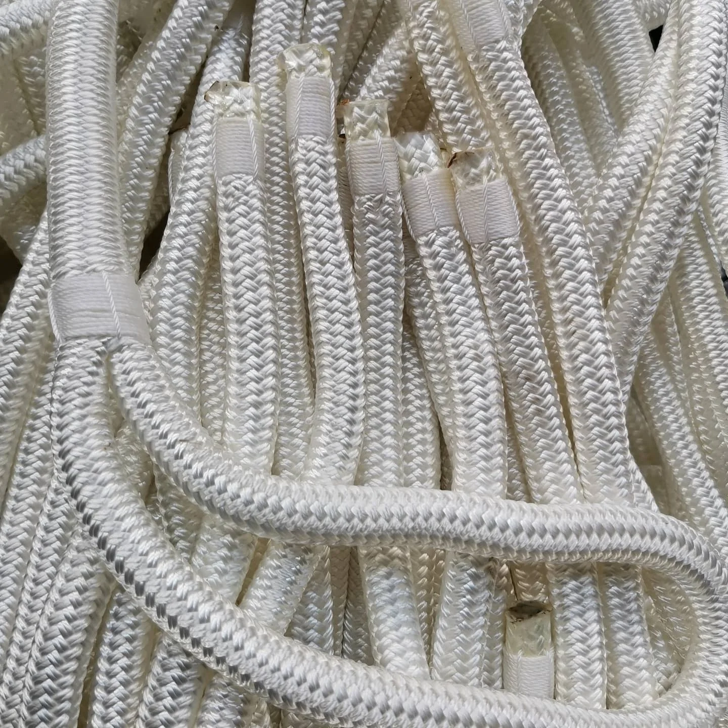 large diameter yacht boat accessory 32mm*100m nylon double braided nylon/polyester long rope