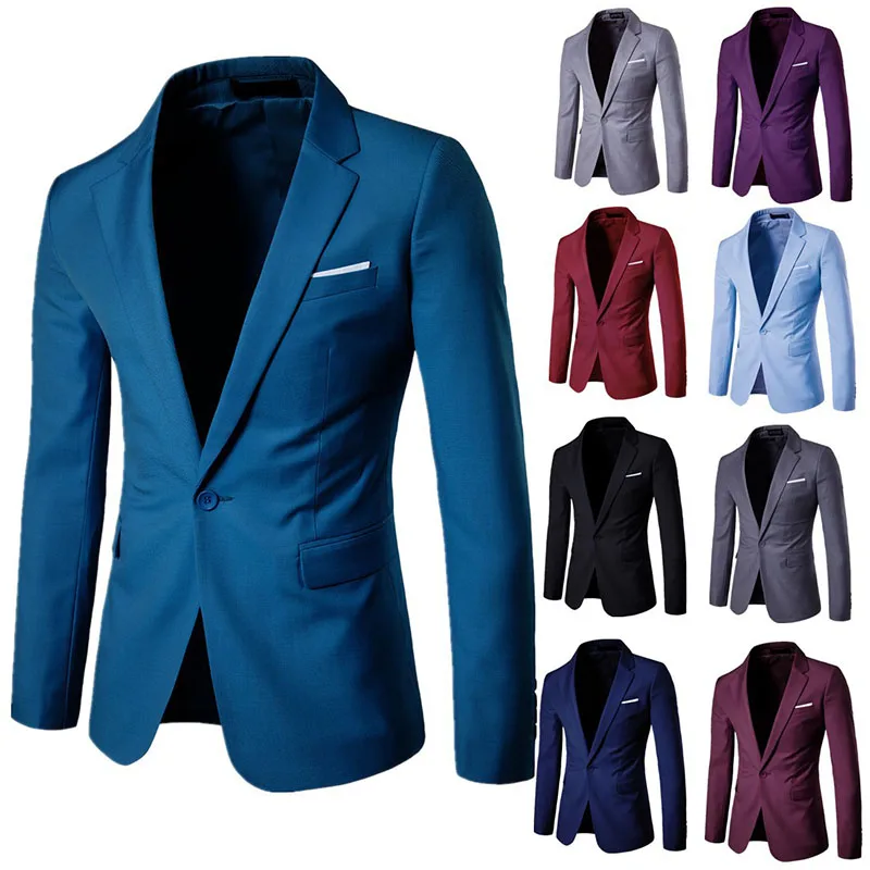 Mens Suit Jackets Big And Tall Clothes Business Formal Attire One ...