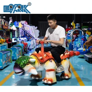 Indoor/Outdoor Plastic Dinosaur Ride for Mall Playgrounds Popular Walking Toy for Adventure Parks