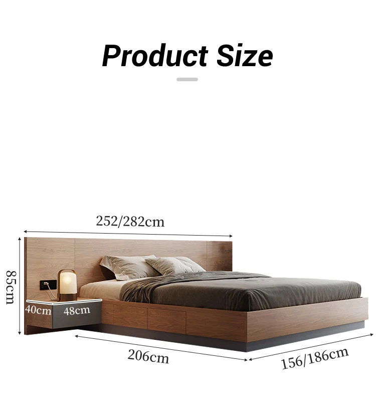 Natural Style Apartment Hotel Home Double Full King Queen Size Bed