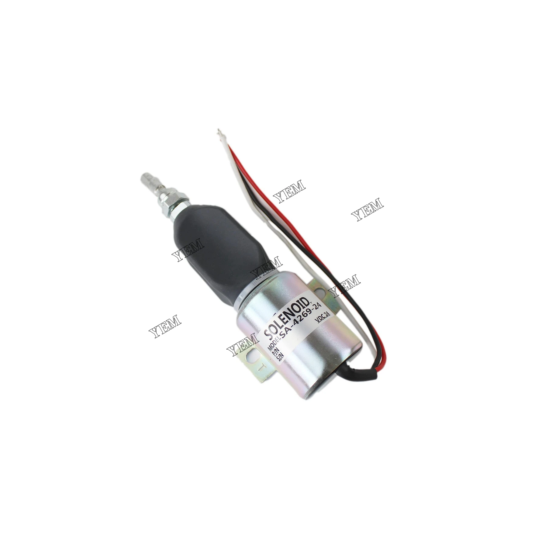 24V Fuel Shutoff Solenoid SA-4269-24 600-815-7550 for Komatsu Mitsubishi WA320-3 Fast Delivery Engine Parts