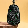 Colgante de jadeíta negra C212