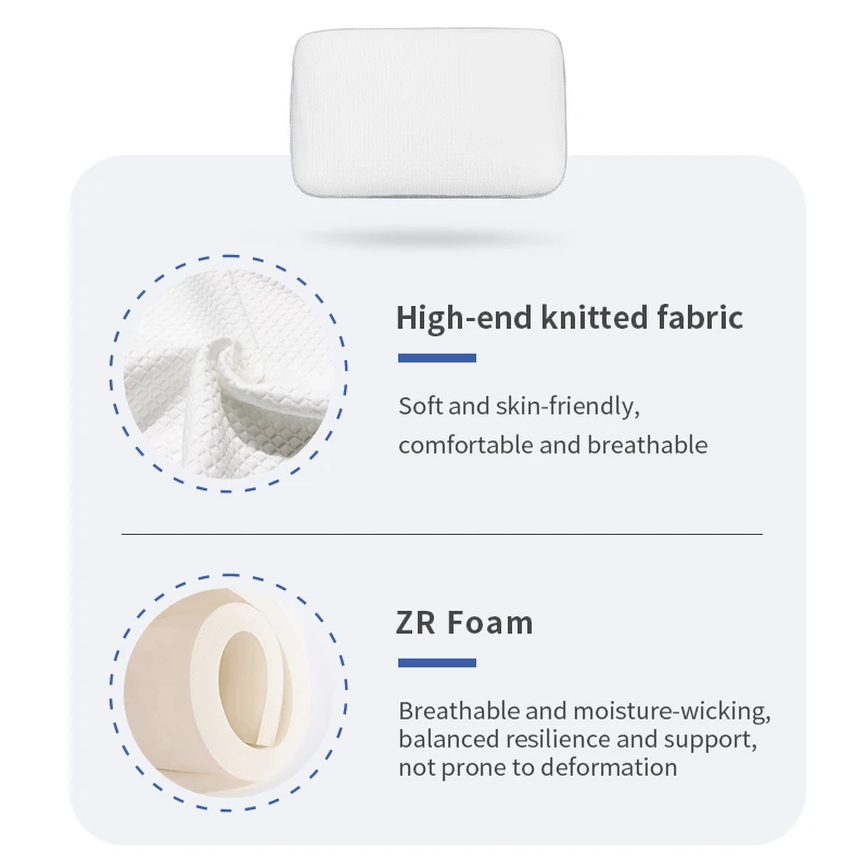 AIDI Customized OEM Bed Pillows Relaxing Comfort Orthopedic Gel Foam Memory Pillow Wholesale