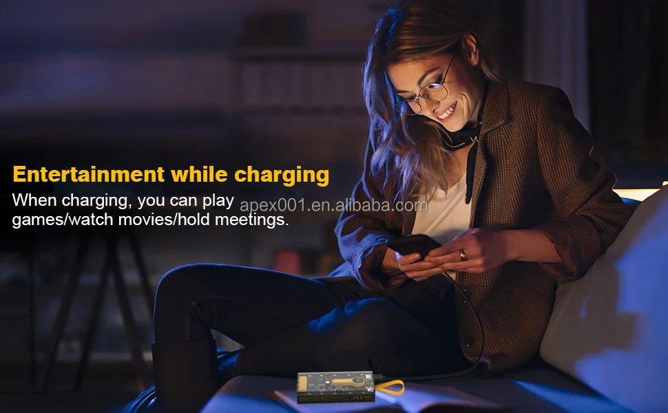 20000 MAh Magnetic Transparent Power bank for IPhone15 H02663c2bfa3f45dd8514a0400e3d9a5bZ