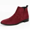 Red suede