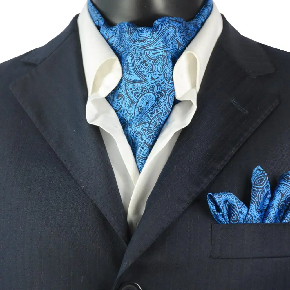 Cravatta Ascot Uomo 100% Seta Verde Rossa Reversibile CAMELLUCCI A226