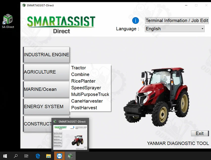 yanmer様確認用 V2.33 YANMAR診断ツール用ヤンマーディーゼルエンジン農業掘削機