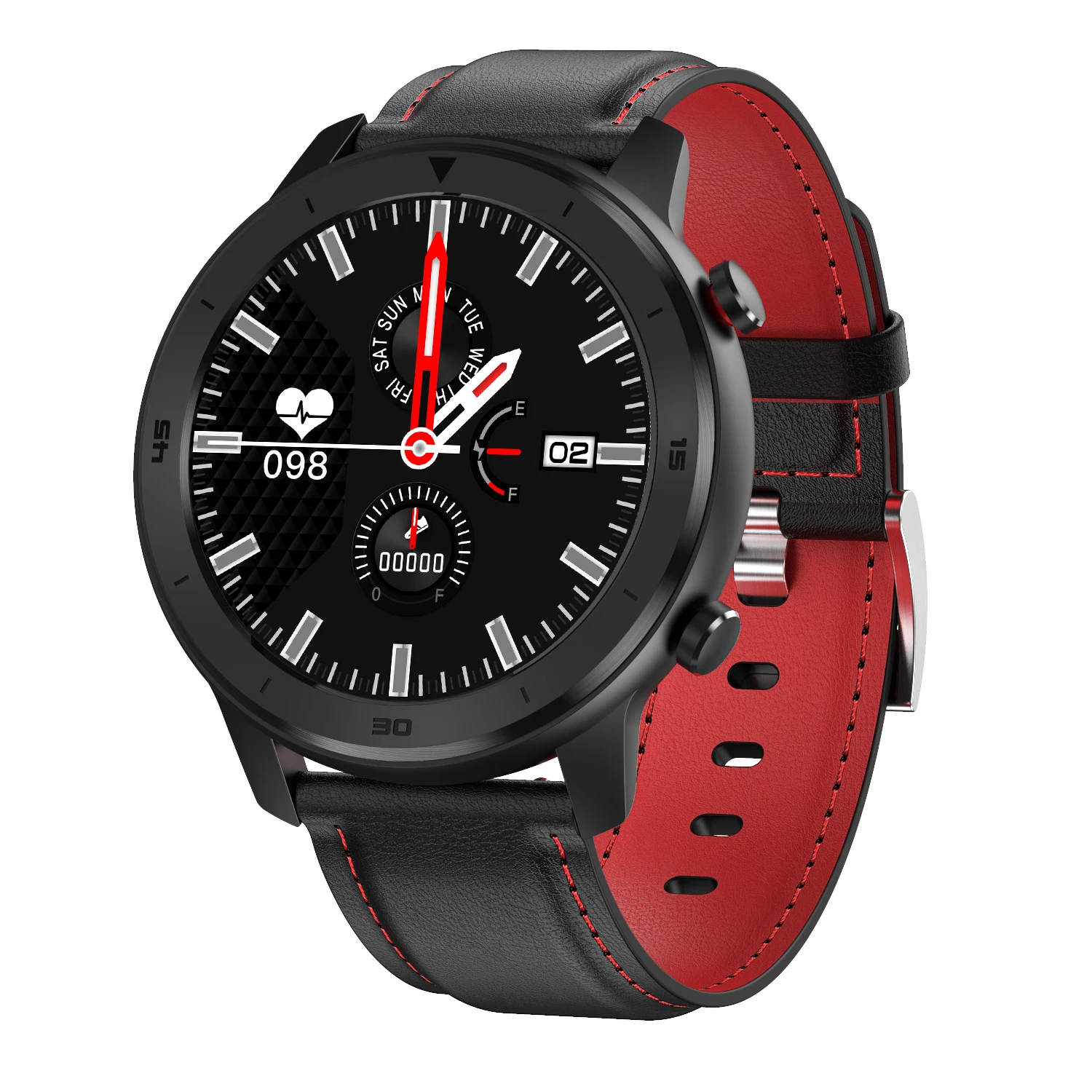 dt78 round full touch display screen bt fitness