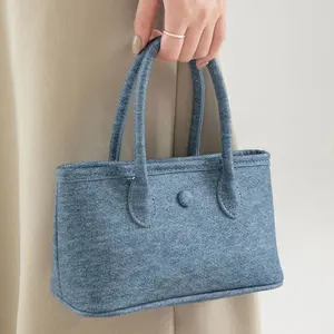 Customizable Fashion Canvas Shoulder Bags Cross Body Bag Handbag Trending Compact Totebags Tote Bags