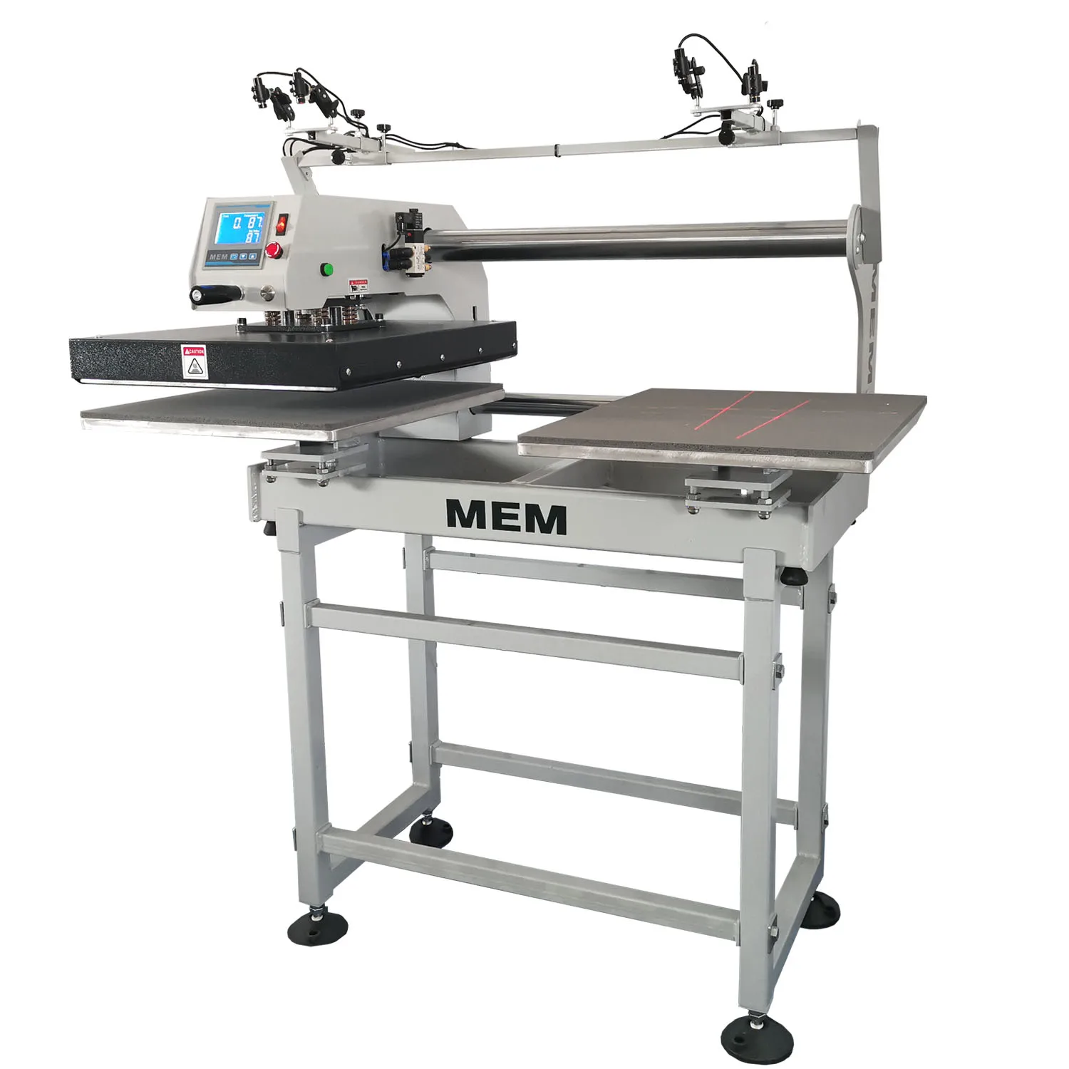 TQ 4050 MEM Graphic Print Automatic Manual Heat Press Machine Dual Heat Plate Pneumatic Heat Transfer Machine for T Shits Press