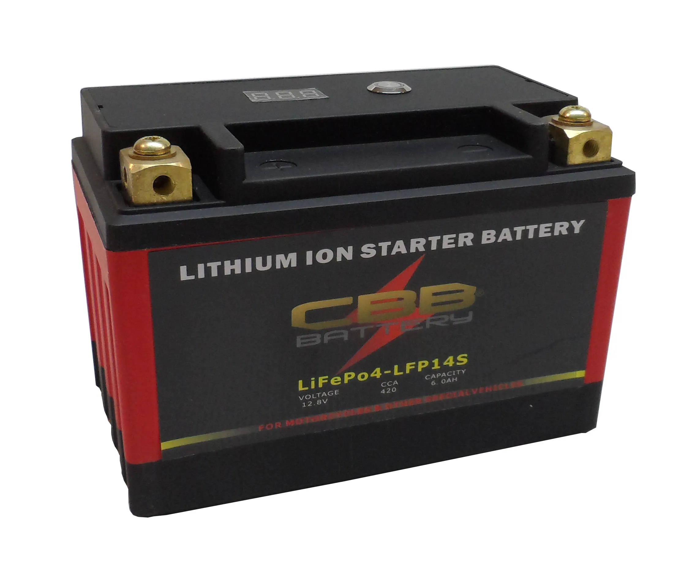 LFP14S/YTZ14S バイク用バッテリー 420CCA 12.8V ディープサイクル充電 