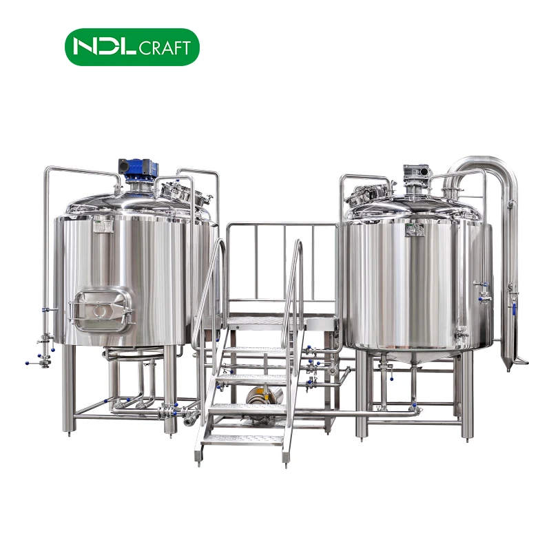Steam Heating Brew Kettle Beer Brewing Equipement Large Brewery Steam Whirlpool 1000L 2000L 3000L