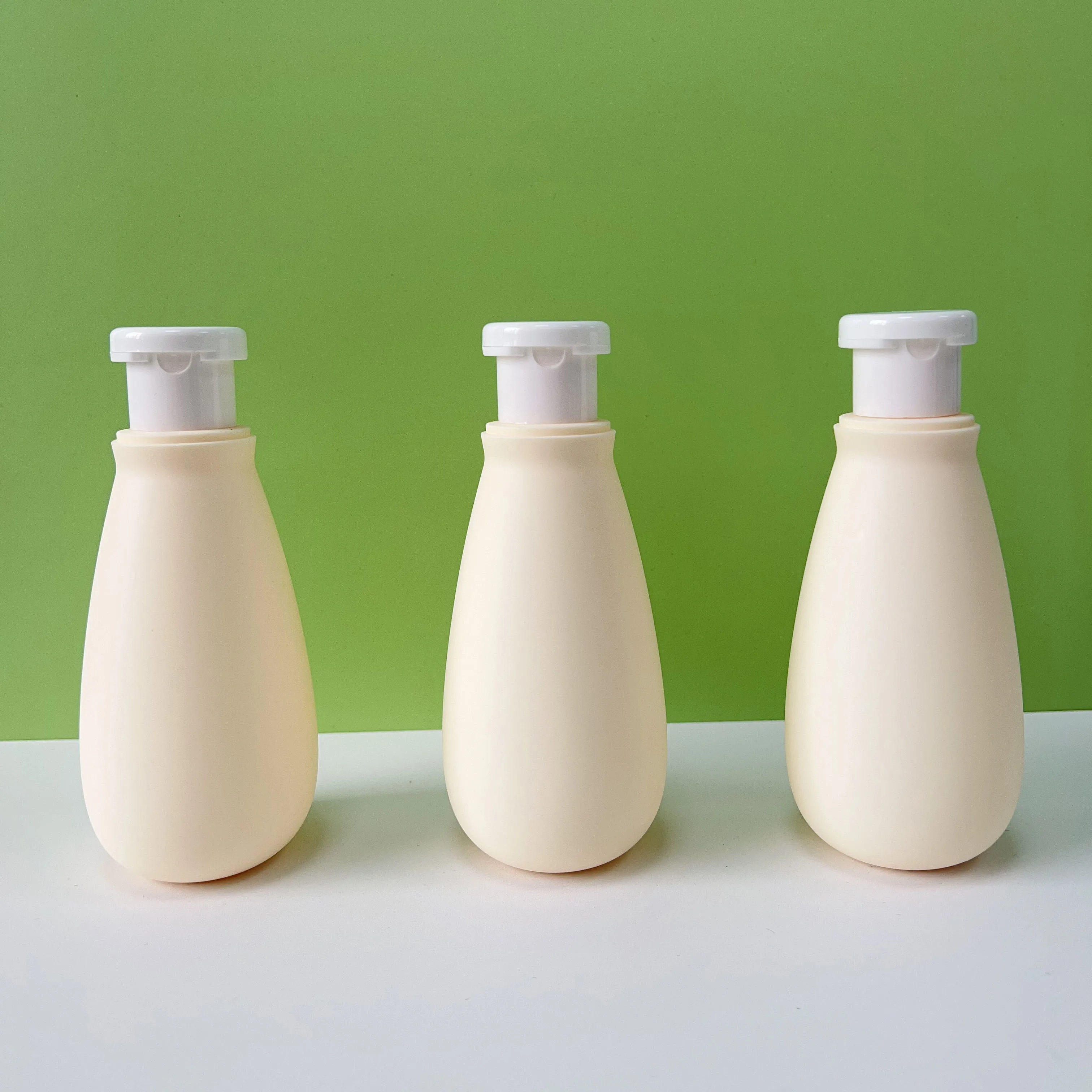 200ml Shower Gel HDPE Plastic Cosmetic Bottle Packaging Bottle Soft Touch