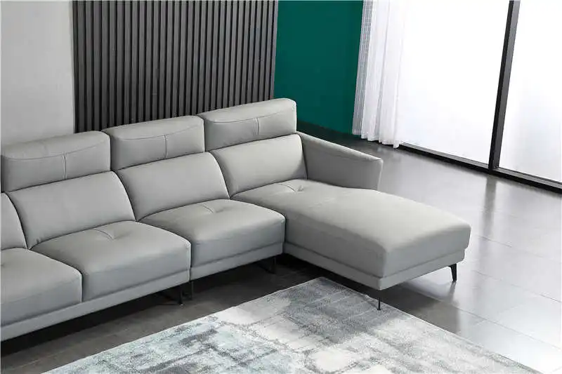 Latest design set modern color leather sofa