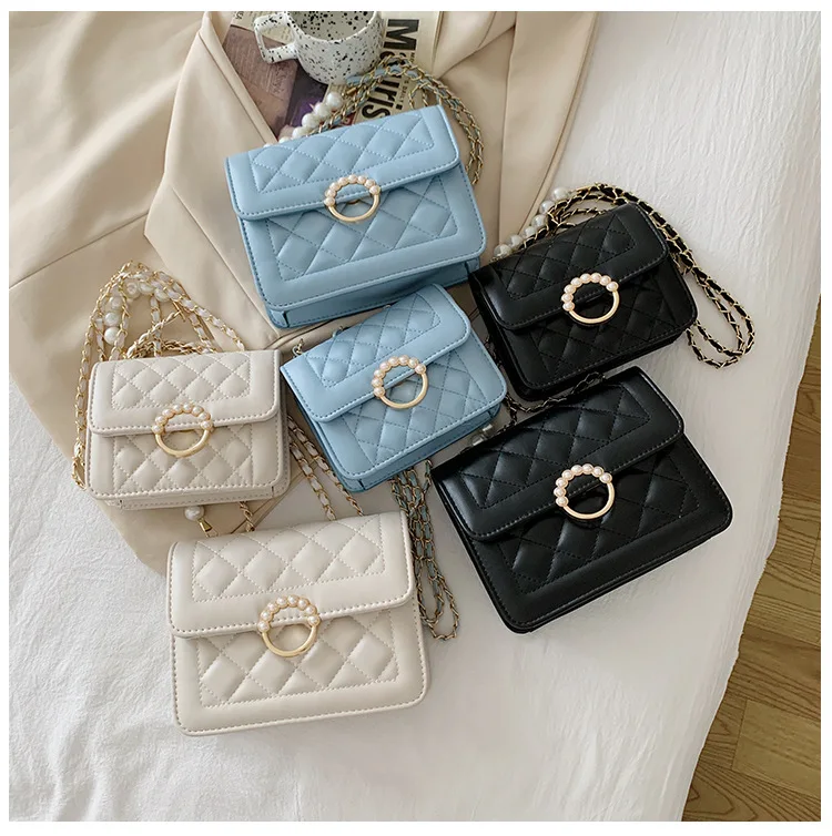 New Handbags 2023 High Quality Pearl Shoulder Small Bag