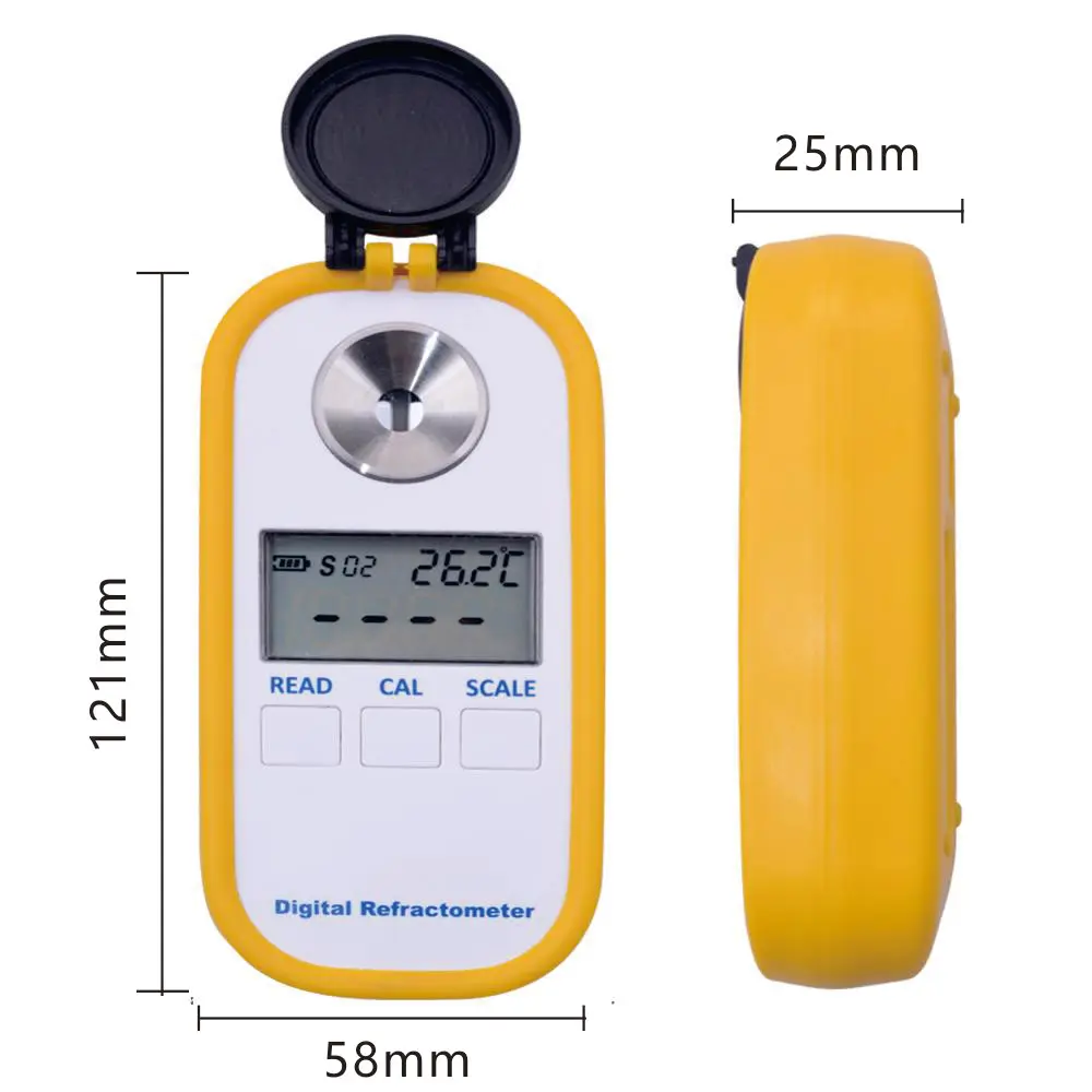 Dr103 Auto Handheld Refractometer Portable Digital Refractometers For